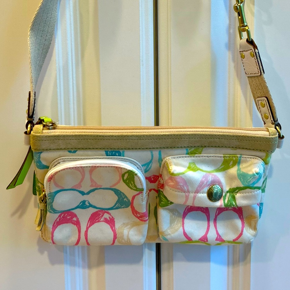Coach Hampton Scribble Multi Purse